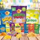 Assorted Flavour Crisps Multipack Box - Variety of 60 Crisps Snacks Box with EXTRA 3 x 18g French Fries Chips. Snacks Bulk Buy for Birthday Party Food, Pub Snacks, Movie Night, Camping